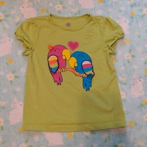 J. Khaki Parrot Girls 5 Short Sleeve Tee
